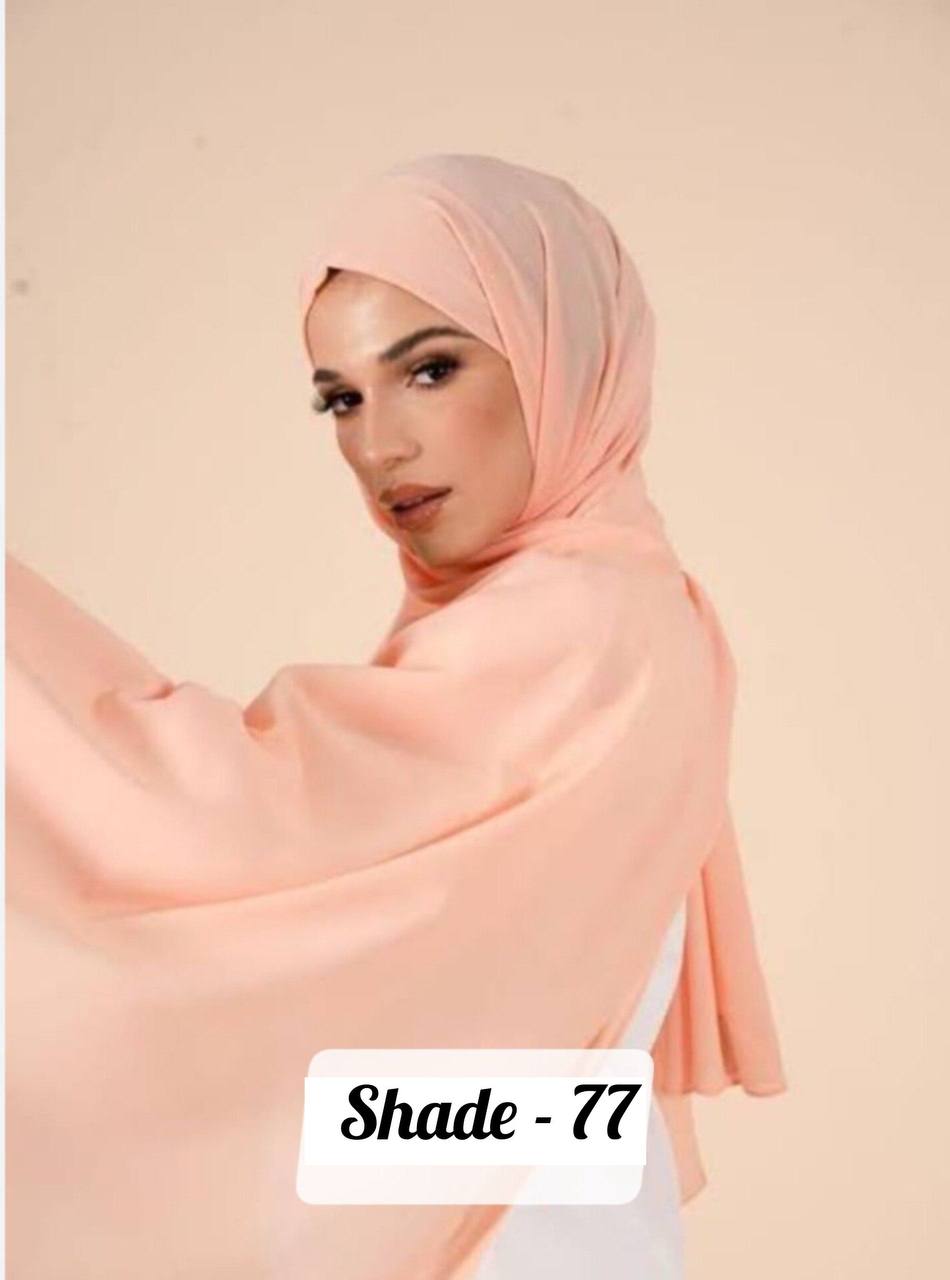 Maleshian Chiffon Stoles SHADE - 77 ( NEW LAUNCH )