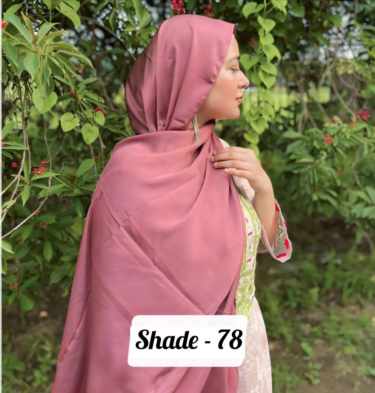 Maleshian Chiffon Stoles SHADE - 78 ( NEW LAUNCH )