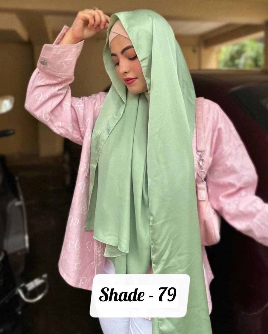 Maleshian Chiffon Stoles SHADE - 79 ( NEW LAUNCH )