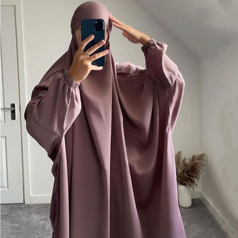 Zayna One Piece Turkish Jilbab  ( GHESTNUT LITE )