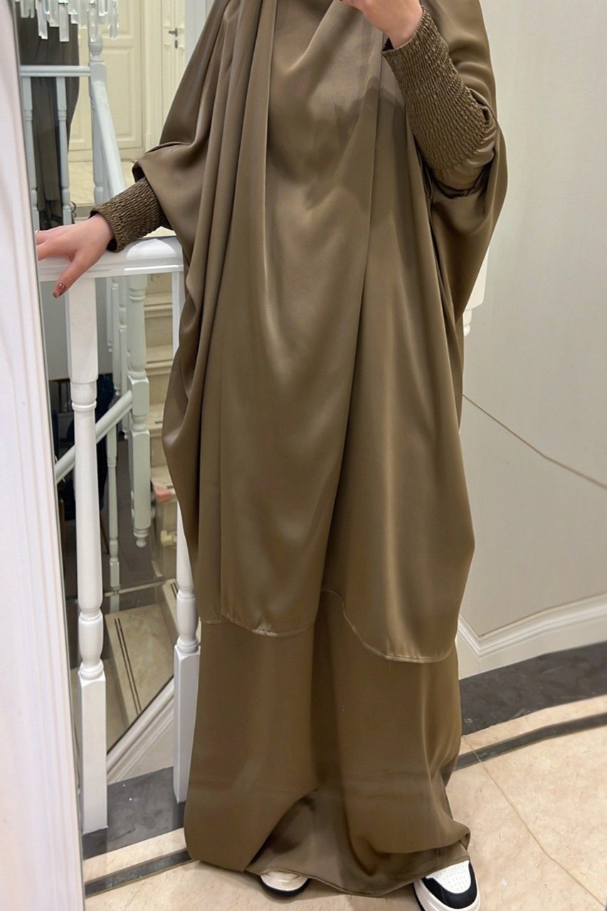 2 piece Jilbab with Skirt Best of Daily Wear - ( GOLDEN )