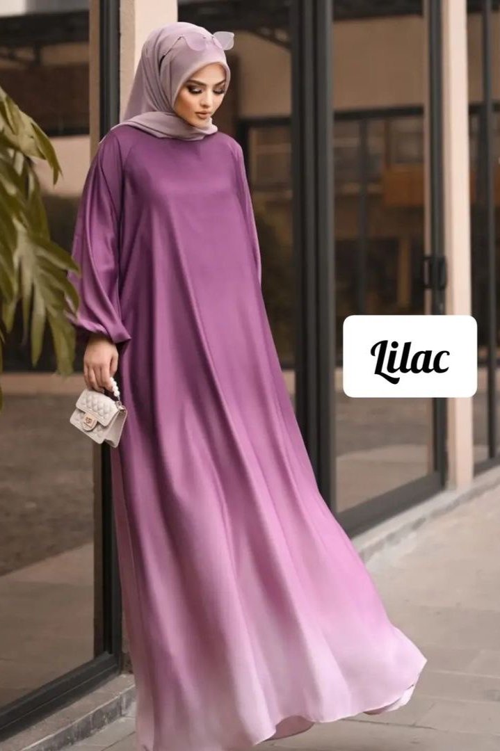 Aliza Orignal Plain Abaya - LILAC PINK ( NEW LAUNCH  )