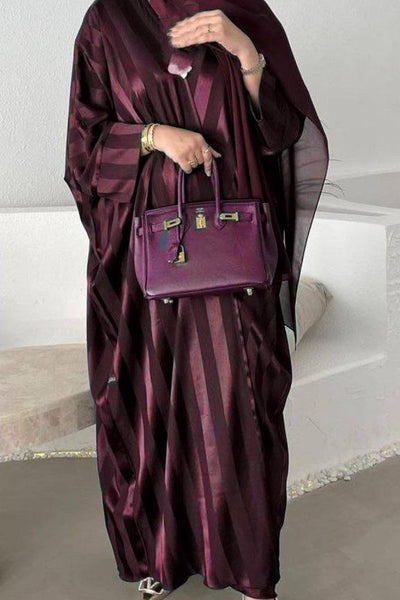 ANABIA KAFTAN ABAYA | MAROON