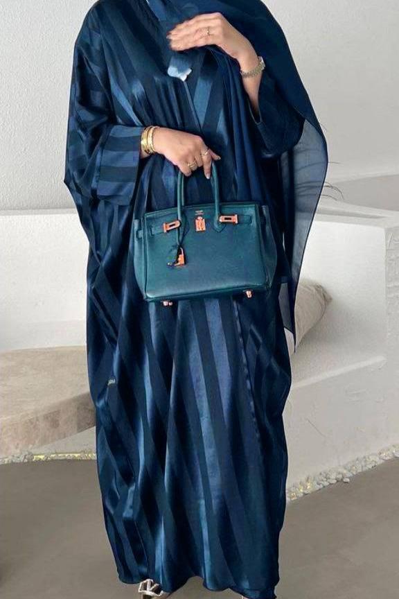 ANABIA KAFTAN ABAYA | DARK SKY BLUE