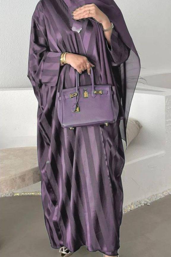 Anabia Turkish Basic Kaftan Abaya LAVENDER ( NEW LAUNCH )