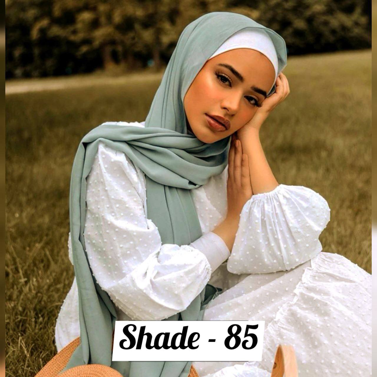 Maleshian Chiffon Stoles SHADE - 85 ( NEW LAUNCH )