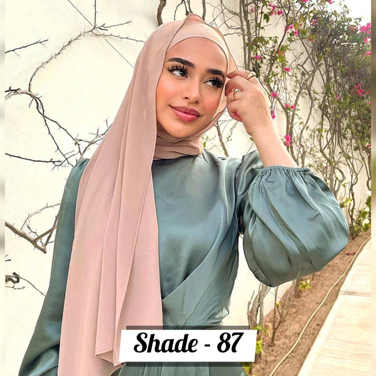 Maleshian Chiffon Stoles SHADE - 87 ( NEW LAUNCH )