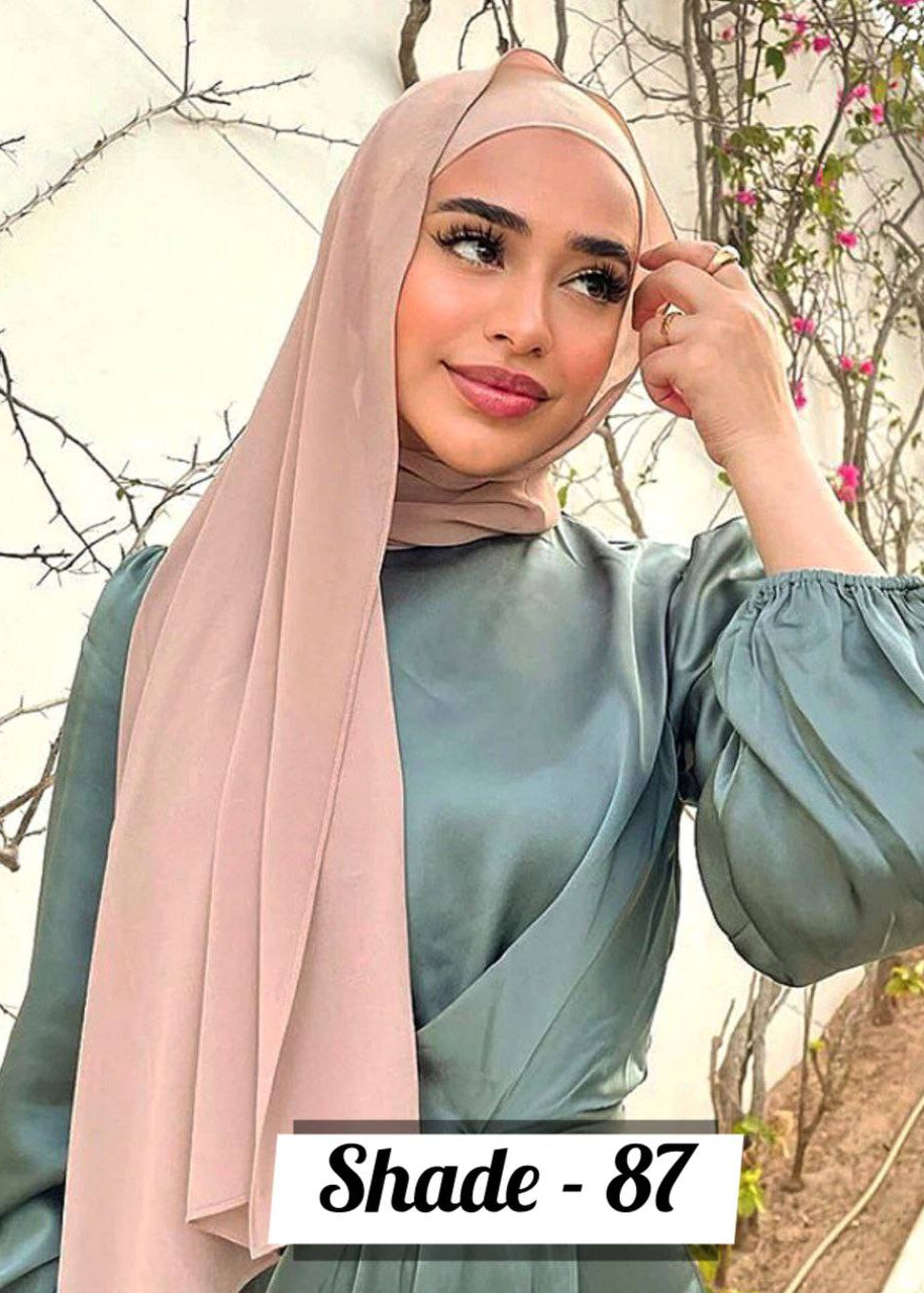 Maleshian Chiffon Stoles ( SHADE - 87 )