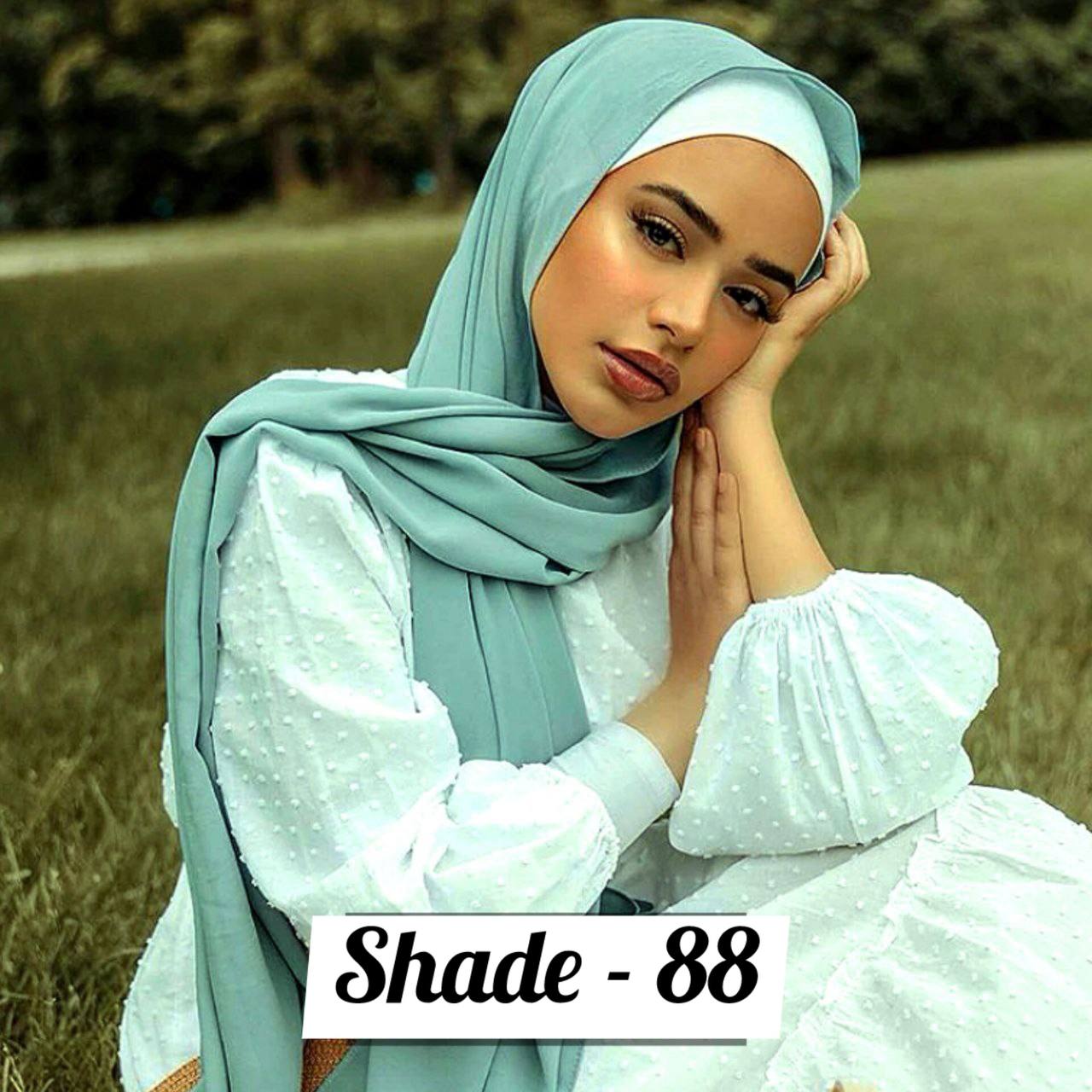 Maleshian Chiffon Stoles SHADE - 88 ( NEW LAUNCH )