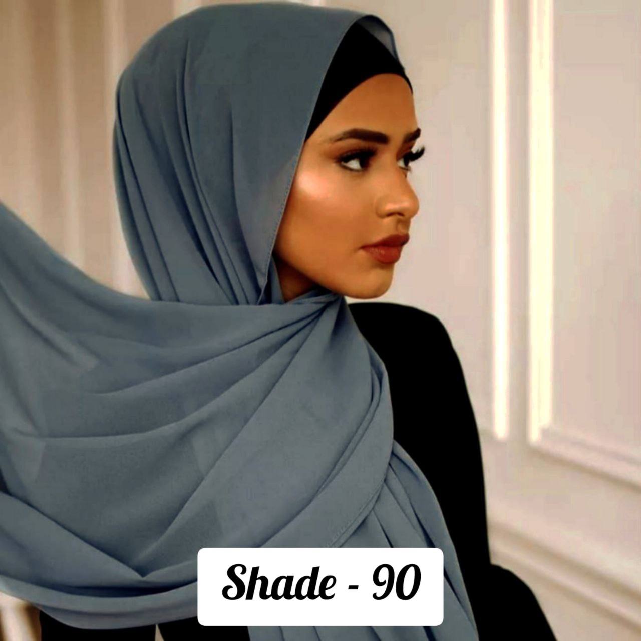 Maleshian Chiffon Stoles SHADE - 90 ( NEW LAUNCH )