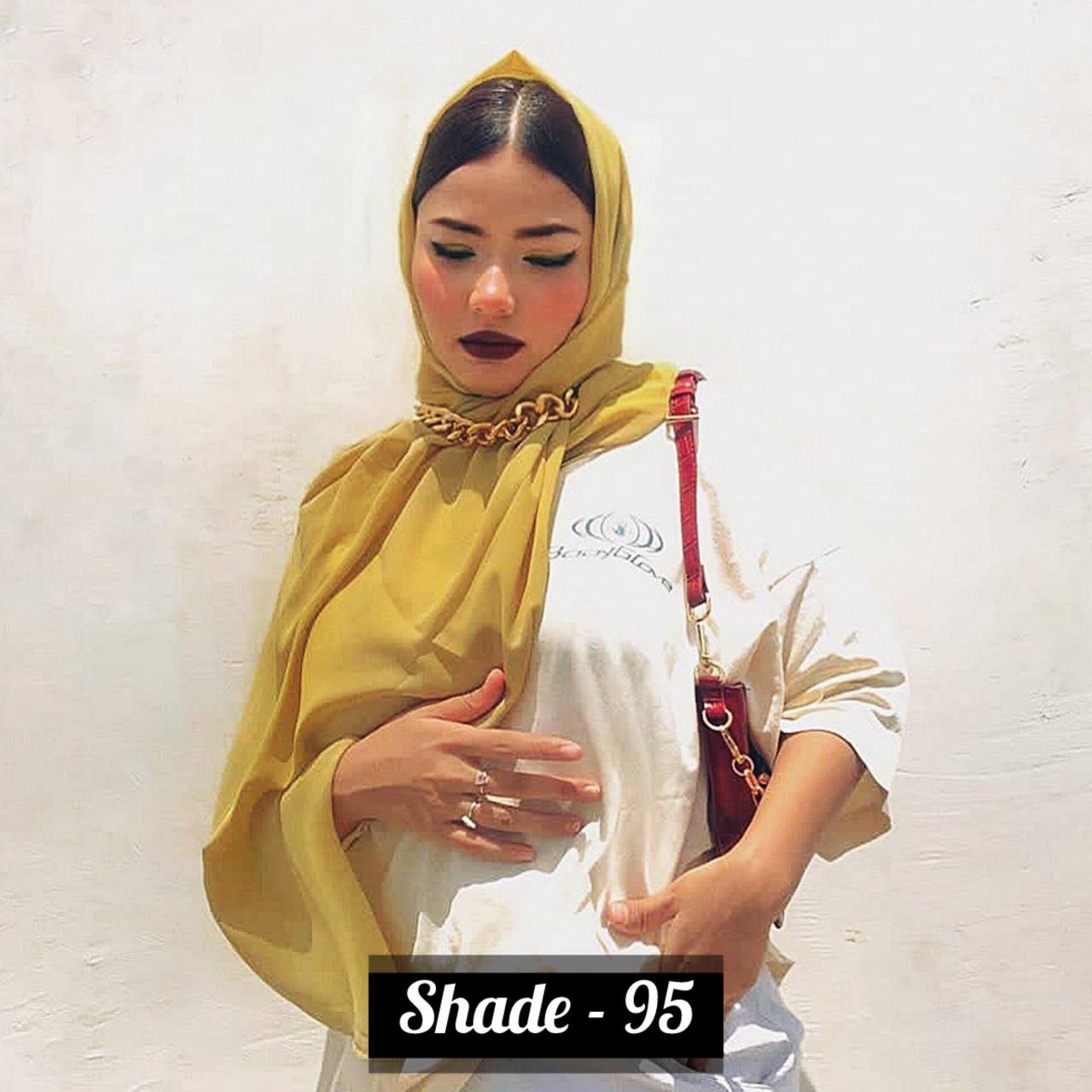 Maleshian Chiffon Stoles SHADE - 95 ( NEW LAUNCH )