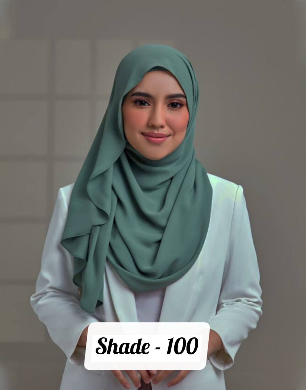 Maleshian Chiffon Stoles SHADE - 100 ( NEW LAUNCH )