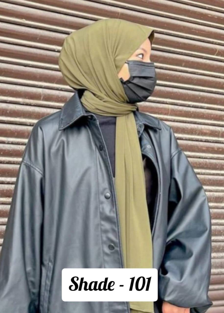 Maleshian Chiffon Stoles ( SHADE - 101 )