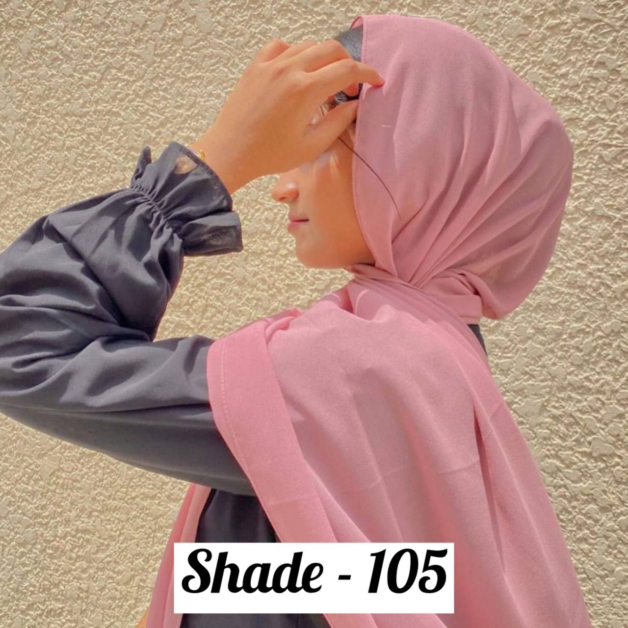 Maleshian Chiffon Stoles SHADE - 105 ( NEW LAUNCH )