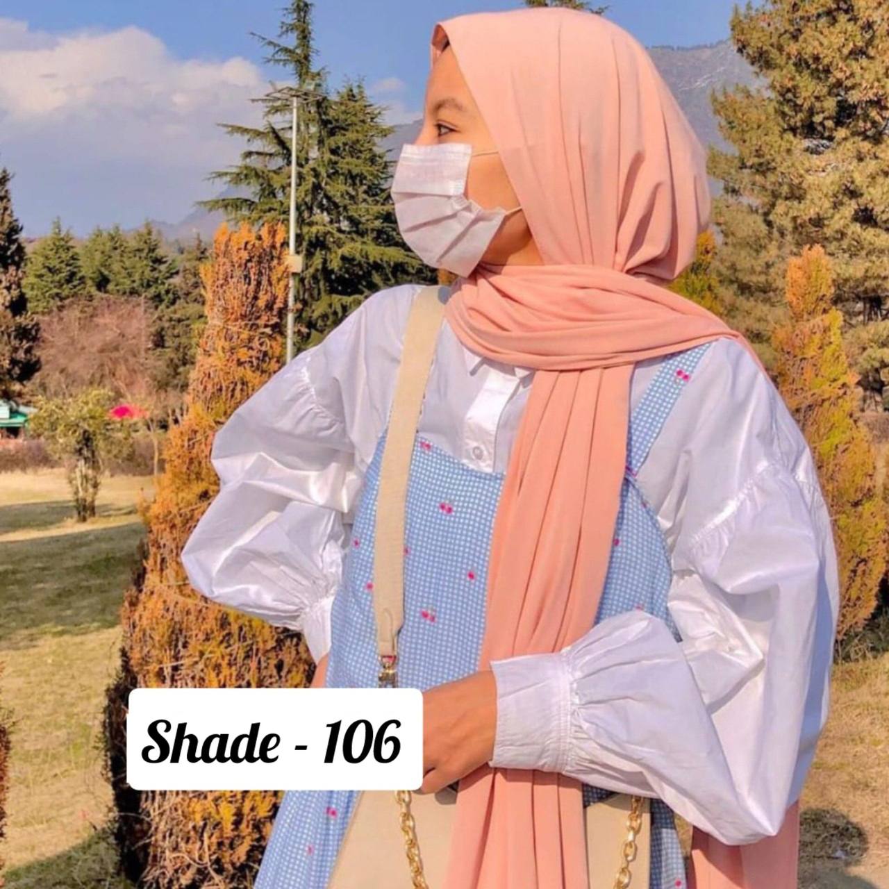 Maleshian Chiffon Stoles SHADE - 106 ( NEW LAUNCH )