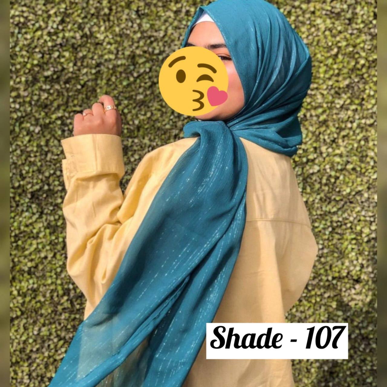 Maleshian Chiffon Stoles SHADE - 107 ( NEW LAUNCH )