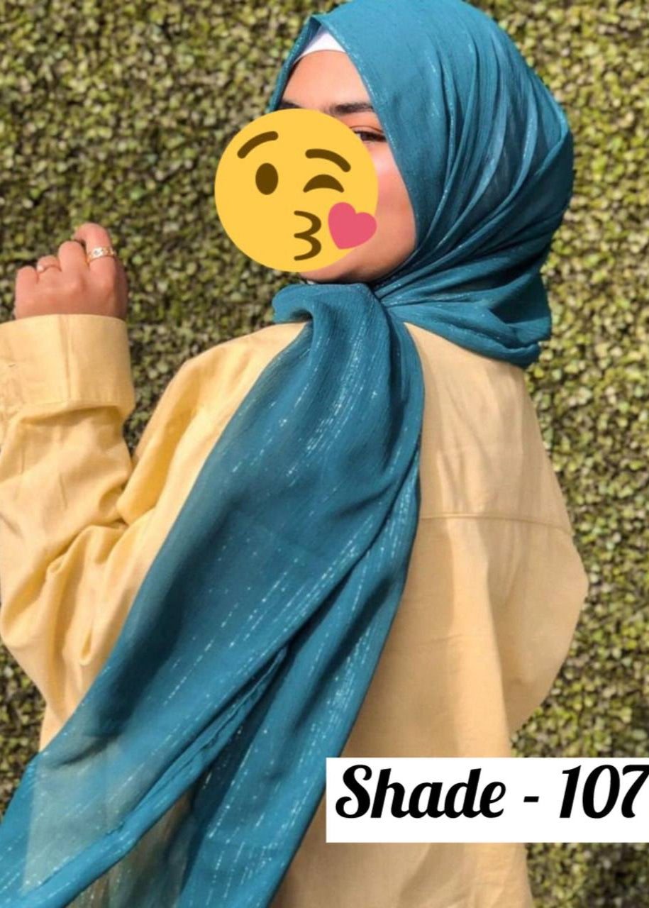 Maleshian Chiffon Stoles ( SHADE - 107 )
