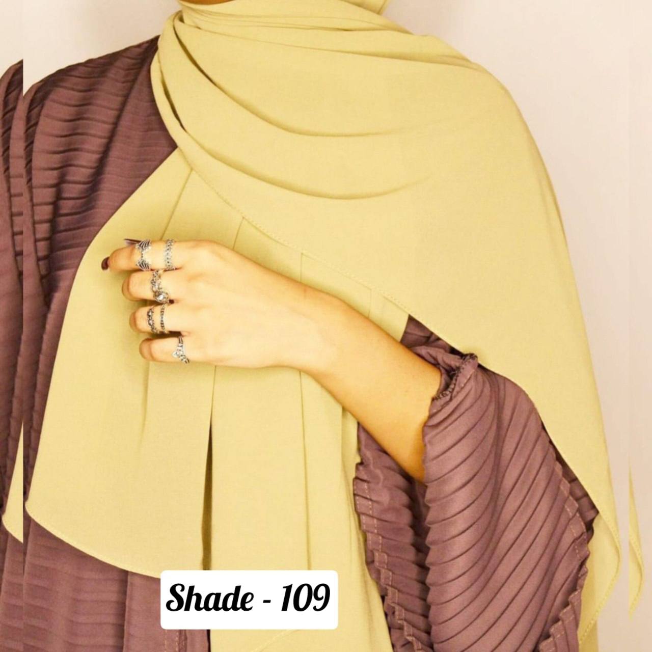 Maleshian Chiffon Stoles SHADE - 109 ( NEW LAUNCH )