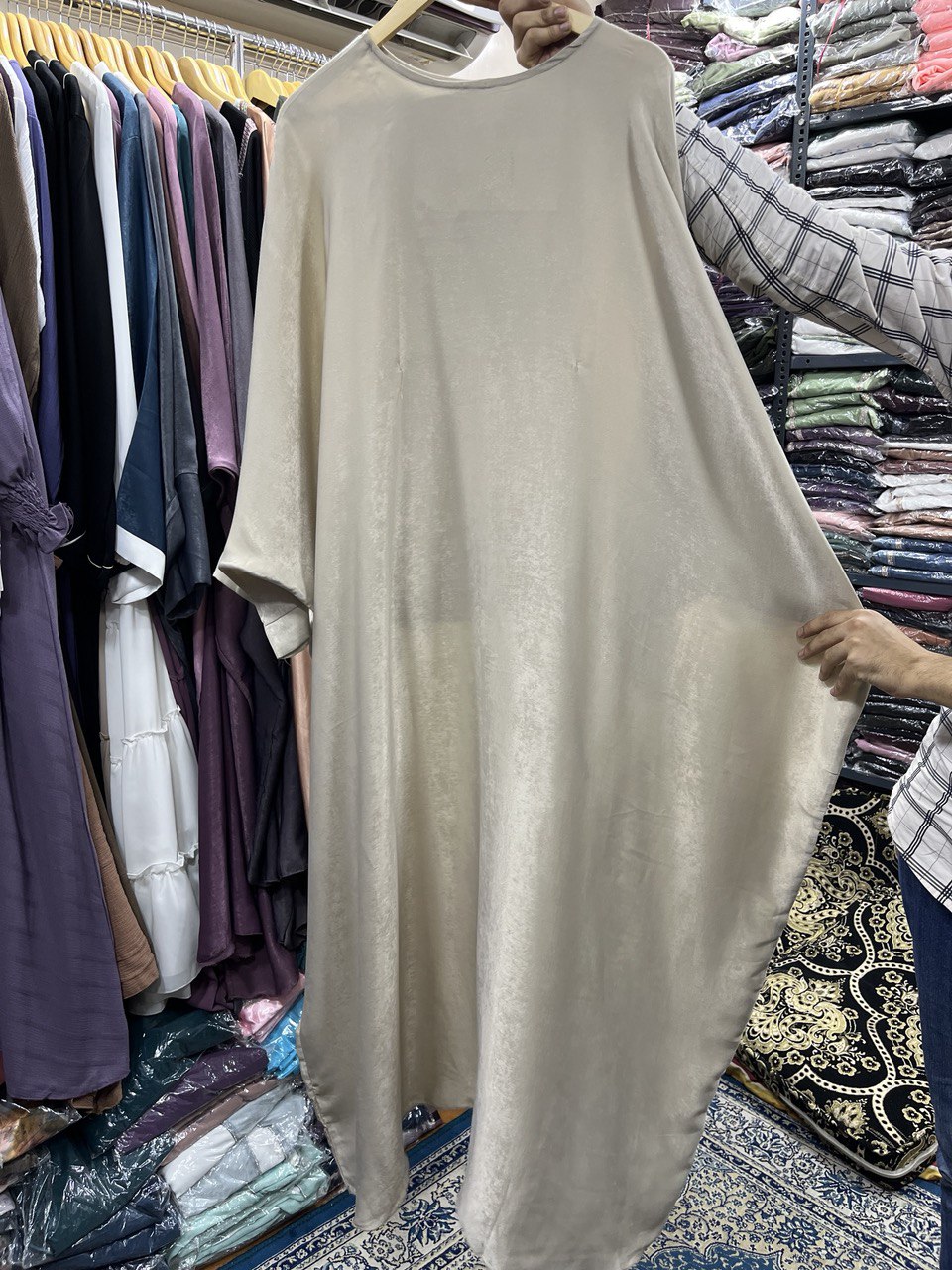 Arebiyan Kaftan Imported Simmer Abaya ( RESTOCK AGAIN )