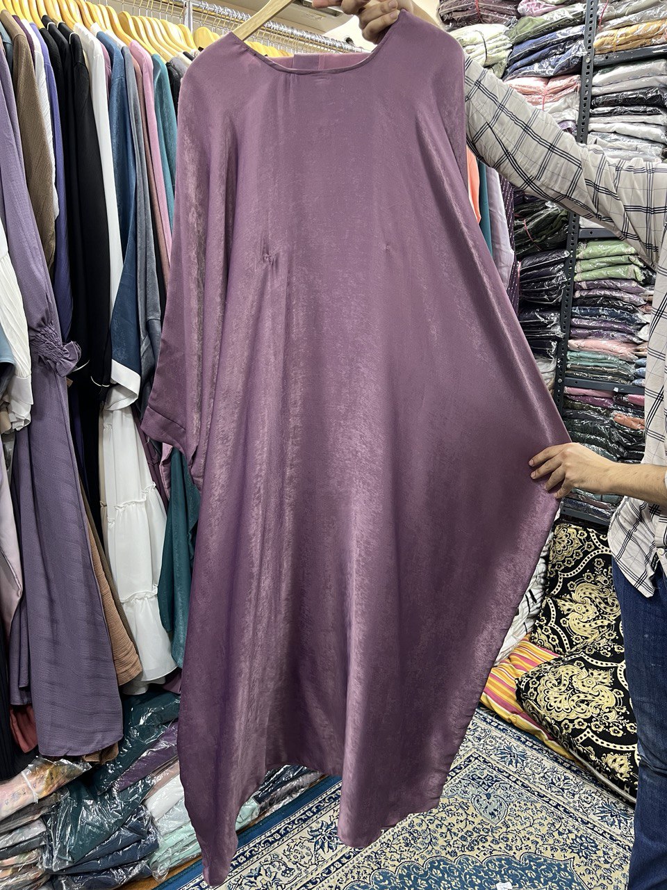 Arebiyan Kaftan Imported Simmer Abaya ( RESTOCK AGAIN )