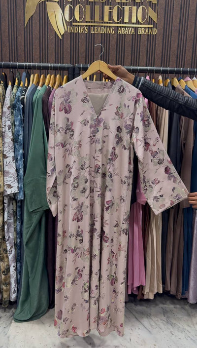 RUBIE A-LINE ABAYA | NUDE