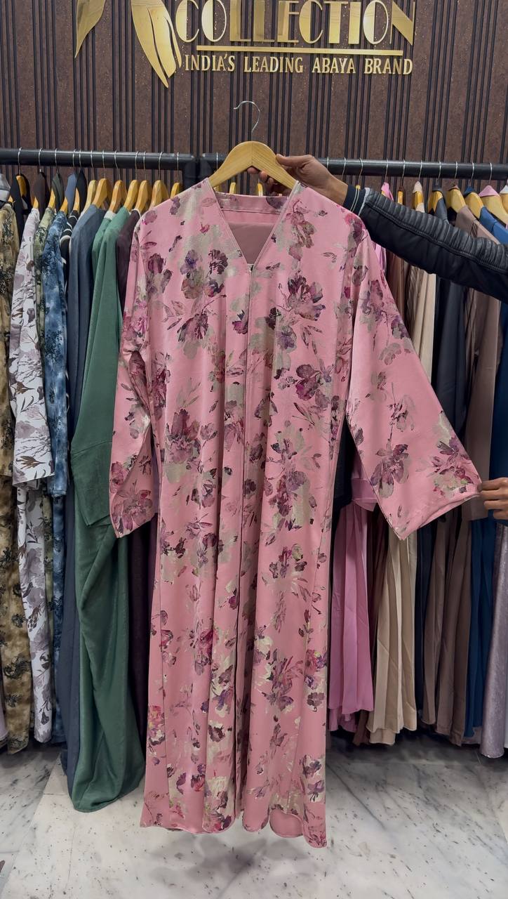 RUBIE A-LINE ABAYA | PINK
