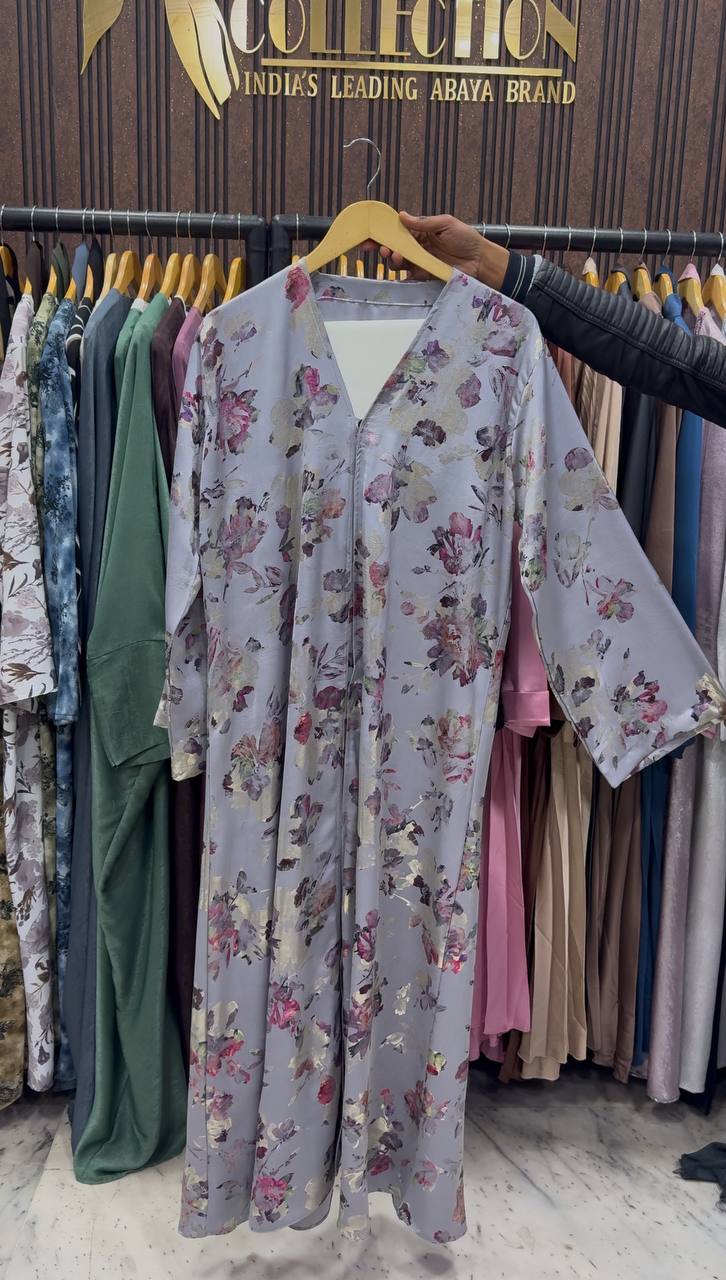 RUBIE A-LINE ABAYA | LITE GRAY